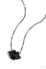 Load image into Gallery viewer, Paparazzi Lip Locked - Black Necklace

