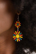 Load image into Gallery viewer, Paparazzi SUN Wild - Yellow Earring
