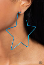 Load image into Gallery viewer, Paparazzi Starstruck Secret - Blue Earring
