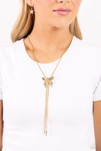 Load image into Gallery viewer, Paparazzi Adjustable Acclaim - Gold Necklace
