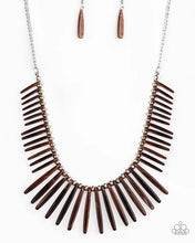 Load image into Gallery viewer, Paparazzi Out of My Element Brown Necklace
