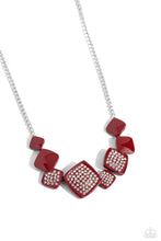 Load image into Gallery viewer, Paparazzi Twinkling Tables - Red Necklace
