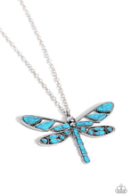Load image into Gallery viewer, Paparazzi FLYING Low - Blue Necklace
