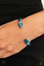 Load image into Gallery viewer, Paparazzi Punky Plot Twist Blue Bracelet (Magnificent Musings December 2023 Fashion Fix)
