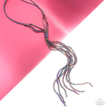 Load image into Gallery viewer, Paparazzi Knotted Karma - Silver Necklace (December 2023 Life of the Party)
