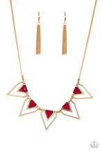 Load image into Gallery viewer, Paparazzi The Pack Leader Red Necklace
