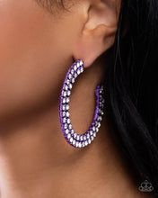 Load image into Gallery viewer, Paparazzi Flawless Fashion - Purple Earring
