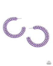 Load image into Gallery viewer, Paparazzi Flawless Fashion - Purple Earring
