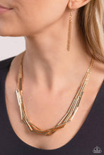 Load image into Gallery viewer, Paparazzi Dynamic Default - Gold Necklace
