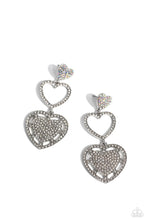 Load image into Gallery viewer, Paparazzi Couples Celebration - White Earring
