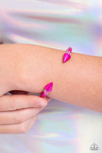 Load image into Gallery viewer, Paparazzi Punky Plot Twist - Pink Bracelet
