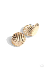 Load image into Gallery viewer, Paparazzi Seashell Surprise Gold Earring
