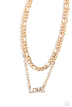 Load image into Gallery viewer, Paparazzi Lovely Layers - Gold Necklace
