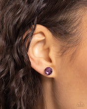 Load image into Gallery viewer, Paparazzi Breathtaking February Birthstone - Purple (Amethyst) Post Earring
