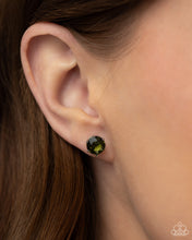 Load image into Gallery viewer, Paparazzi Breathtaking August Birthstone - Green (Peridot) Post Earring
