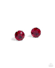 Load image into Gallery viewer, Paparazzi Breathtaking Janaury Birthstone - Red (Garnet) Post Earring
