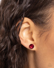 Load image into Gallery viewer, Paparazzi Breathtaking Janaury Birthstone - Red (Garnet) Post Earring
