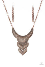 Load image into Gallery viewer, Paparazzi Texas Temptress Copper Necklace
