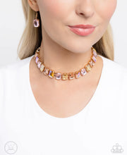 Load image into Gallery viewer, Paparazzi Ecstatic Emeralds - Gold Necklace
