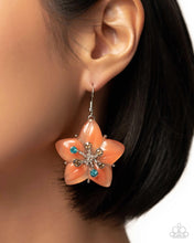 Load image into Gallery viewer, Paparazzi Summer Sprigs - Orange Earring

