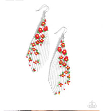 Load image into Gallery viewer, Paparazzi Picturesque Patchwork - Red Earring
