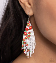 Load image into Gallery viewer, Paparazzi Picturesque Patchwork - Red Earring

