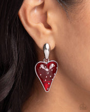 Load image into Gallery viewer, Paparazzi Glossy Goodwill - Red Earring
