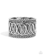 Load image into Gallery viewer, Paparazzi Forged Fashion - White Bracelet
