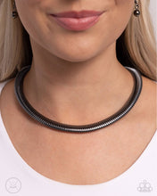 Load image into Gallery viewer, Paparazzi Choker Of The Century - Black Necklace

