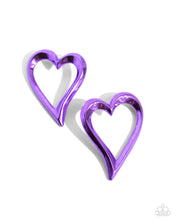 Load image into Gallery viewer, Paparazzi Admirable Acclaim - Purple Earring
