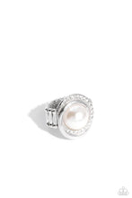 Load image into Gallery viewer, Paparazzi Folded Flair White Ring
