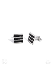 Load image into Gallery viewer, Paparazzi Painted Poker - Black Cuff Links
