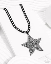 Load image into Gallery viewer, Paparazzi Stellar Selfie Black Necklace (2024 Convention Exclusive)
