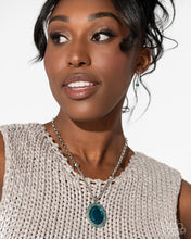Load image into Gallery viewer, Paparazzi Manufactured Majesty - Blue Necklace (September 2024 Life of the Party)
