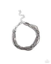 Load image into Gallery viewer, Paparazzi Delicate Darling - Silver Bracelet
