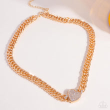 Load image into Gallery viewer, Paparazzi Endearing Edge - Gold Necklace
