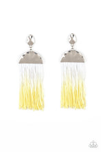 Load image into Gallery viewer, Paparazzi Rope Them In Yellow Earrings
