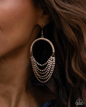 Load image into Gallery viewer, Paparazzi Ostentatious Opulence - Gold Earring
