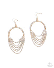 Load image into Gallery viewer, Paparazzi Ostentatious Opulence - Gold Earring
