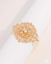 Load image into Gallery viewer, Paparazzi Flattering Floral Gold Bracelet
