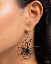 Load image into Gallery viewer, Paparazzi Rebirthed Radiance Black Earring
