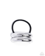 Load image into Gallery viewer, Paparazzi Headlining Hair Toss Silver Hair Tie
