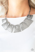 Load image into Gallery viewer, Paparazzi Here Comes the Huntress Silver Necklace
