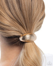 Load image into Gallery viewer, Paparazzi Iconic Indentation Gold Hair Tie
