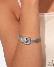 Load image into Gallery viewer, Paparazzi Boldly Buckled White Bracelet (June 2025 Life of the Party)
