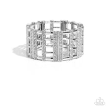 Load image into Gallery viewer, Paparazzi Vertical Vanity White Bracelet
