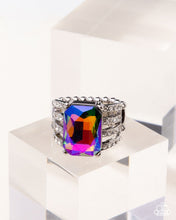 Load image into Gallery viewer, Paparazzi Expect Heavy REIGN Multi Blue Oil Spill Ring
