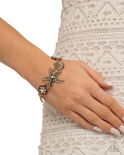 Load image into Gallery viewer, Paparazzi Starfish Song Necklace and Starfish Single Bracelet - Blue Set
