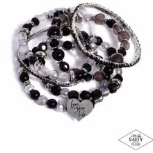 Load image into Gallery viewer, Paparazzi Optimistic Opulence - Black Bracelet
