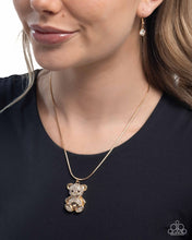 Load image into Gallery viewer, Paparazzi Cuddly Chic - Gold Necklace
